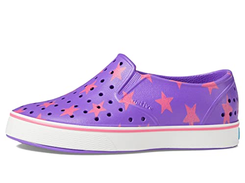 Native Shoes Miles Sugarlite Print (Little Kid) Starfish Purple/Shell White/Dazzle Stars 13 Little Kid M
