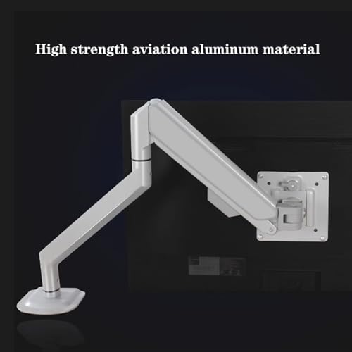 Brazo de monitor para evitar dolor de cuello con soporte ergonómico ajustable de resorte de gas 4