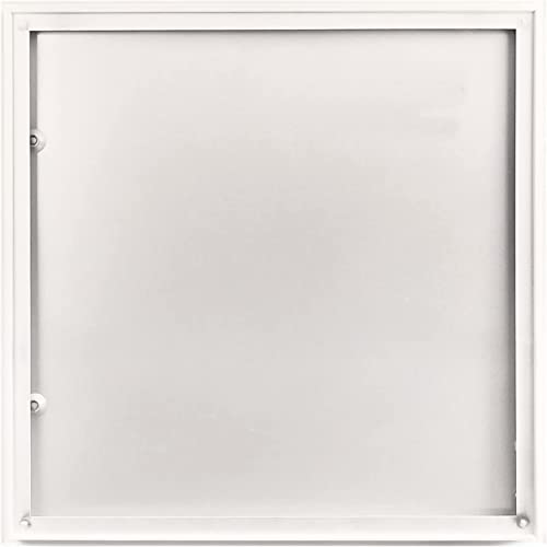 Puerta de revisión color blanco de 700x700 mm panel con cierre cuadrado plano 4
