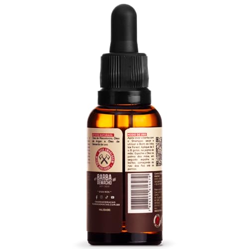 Óleo Hidrata Perfuma Cuidados Especiais 30ml Barba de Macho