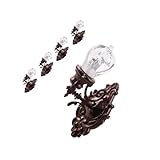 Zanthicia 5 Stück 187 HO Spur Wandleuchte Moos Miniaturmodell Geeignet für Hofdekoration und Blumengartenbau Straßenbeleuchtung Modellbahn LED Beleuchtung Landschaft