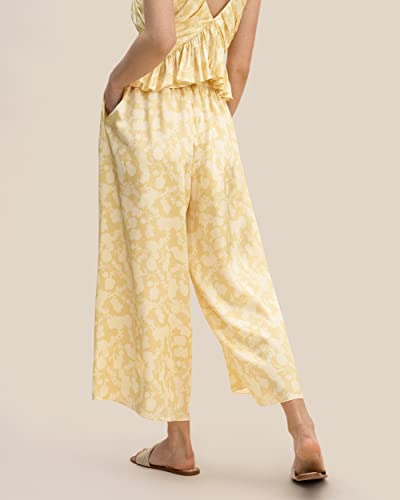 LilySilk 22 Momme 100% Mulberry Silk Trousers for Women Wide Leg Flowy Cool Pants for Summer Breathble Soft3
