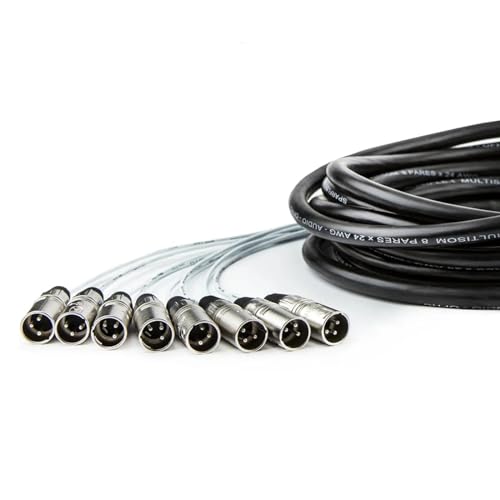 Multicabos XLR 8 Vias Cirilo Cabos - 3 Metros