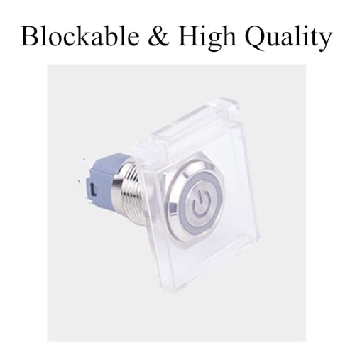 2 x Licht-Pad-Schalterabdeckung, 1,6 cm Licht-Pad-Schalter-Abdeckung, Diamant-Malerei-Zubehör, kindersichere Druckknopf-Schalter-Abdeckung, Power-Tasten-Abdeckung für Tracing-Lichtplatine