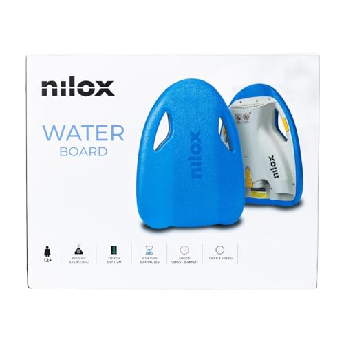 Nilox Unisex-Youth Nxwtrboard Schwimmbrett, Blau, Einheitsgröße EU
