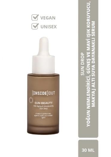 Inside Out Sun Drop Spf50 Yoğun Nemlendirici Güneş Koruyucu Makyaj Altı Serum 35 ml