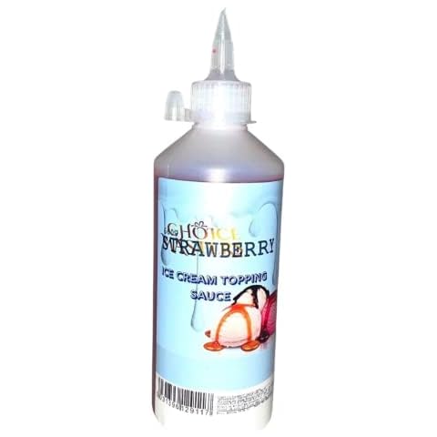CFF Strawberry Ice Cream Topping Sauce 625g Cover