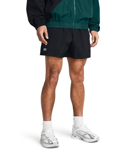 [アンダーアーマー] UA Crinkle Wvn Volley Shorts Black / / White SM