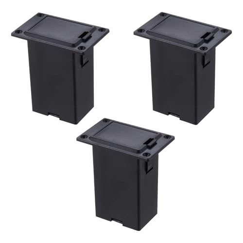 STAHAD 3 piezas Caja para Batería de Pastilla de Guitarra Compacto y Duradero para Accesorios de...