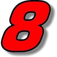 Calcomanías Redondas De Números De 2 Pulgadas, 1-58 Puntos De Línea