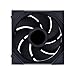 Lian Li UNI Fan TL LCD Series Fan, Single Pack, Standard Blade, Daisy Chaining, Fluid Dynamic Bearing, 140 mm, Black