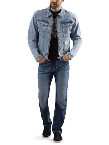 Rock & Republic Men's Banks Boxy Cropped Denim Jacket