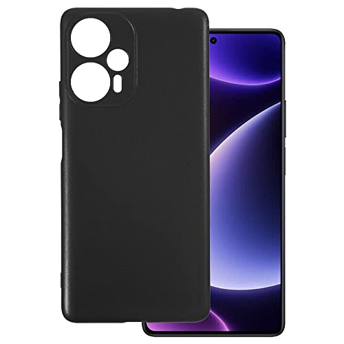 OAGELIM P[X Xiaomi Redmi Note 12 Turbo 5G Ƃ̌݊ Case ϏՌTPU\tgtLVuWFیdbJo[ σXNb`~^[x̑ϗ (ubN)