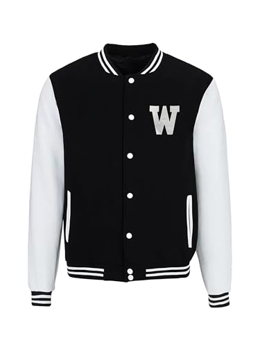 Image of Koverify Unisex Adult Cotton Blend Standard Length Letterman Jacket