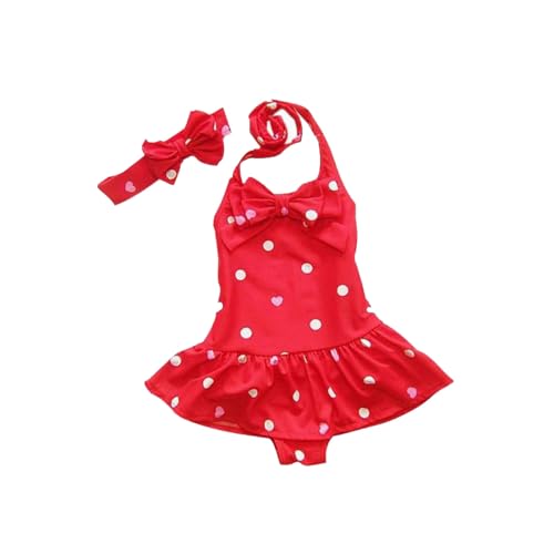 RIU Peach polka dots swimwear タグ付き新品未使用 Girls One-𝐏iece Swimsuits Dress Kids 𝐇awaiian Bathing Suit