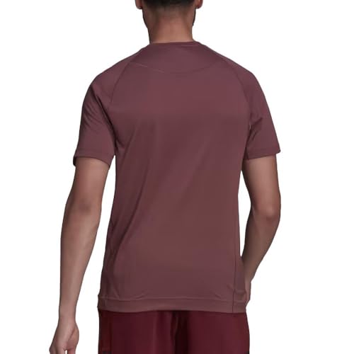 Image of adidas Men M Yoga TEE Polyester Training T-Shirts | RD190