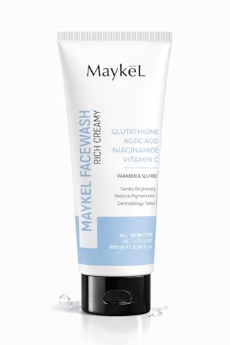 Image of Face Wash With Glutathione, Kojic Acid, Niacinamide, Vitamin C, 60 Ml