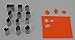 Sculpey 12-Piece Premo Metal Clay Cutters, Mini, Geometric