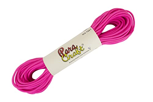 Image of 550 para Cord Parachute Survival Cord Rope Spec Type III 7 Strand Paracord Rope, Military Grade Nylon 4mm Diameter (Pink, 20)