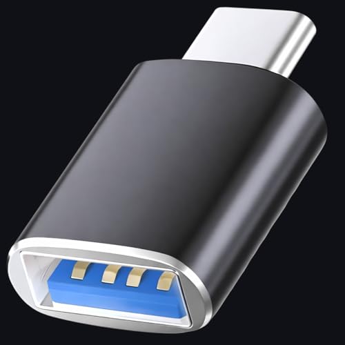 pluX USB 3.1 to USB C Adapter High Speed Transmission USB C Male to USB Female Adapter Thunderbolt 3 Type C to USB Adapter with OTG Support for Macbook Air/Pro/Ipad Pro