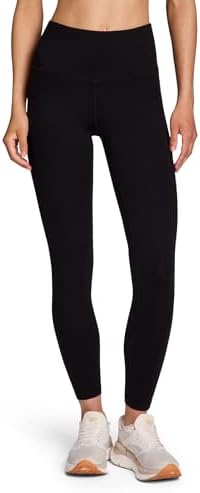 Reebok Odyssey Highrise 7/8 Leggings for Women, 25-Inch Inseam, Black, X-Large