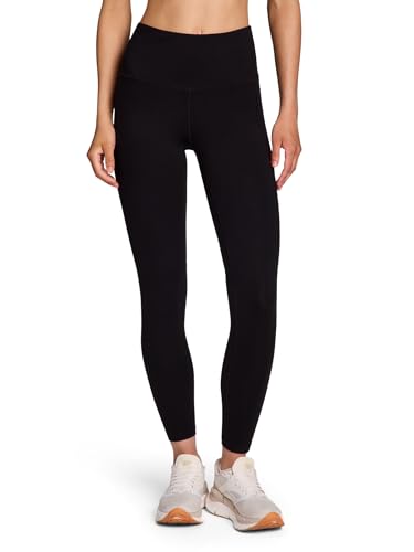Reebok Odyssey Highrise 7/8 Leggings for Women 25-Inch Inseam Black Large