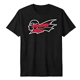 Genérico Camiseta Baron Rojo Logo Negra Hombre 100% Algodón Musica Española (FR/ES, Letras, XL, Regular, Regular)