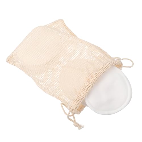 HONITANO Almohadillas Reutilizables de de Bambú para Desmaquillar con Bolsa de Algodón y Caja de Papel Suaves y Eficaces para Limpieza Facial