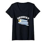 Photo Gallery donna uruguay souvenirs montevideo vacanze uruguayan flag regali maglietta con collo a v Photo Gallery donna uruguay souvenirs montevideo vacanze uruguayan flag regali maglietta con collo a v