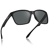 CARFIA Casual Polarized Mens Sunglasses UV400 Protection, Lightweight Unbreakable TR90 Sports Cycling Fishing Sun Glasses CA0951