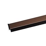 Automatik Türbodendichtung aus Aluminium Bürstendichtung in 2 Farben (Braun)