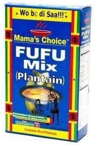 2 Packs Mama's Choice Plantain Fufu - 24oz per pack