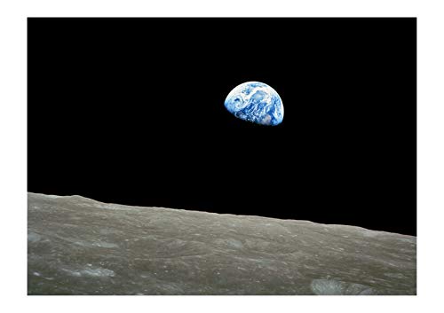 Affiche NASA Apollo 8 Earthrise grand format mat de Spiffing Prints pour salon