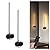 Swatia Wireless Wall Sconces Set of Two, 23.6" Rechargeable Art Display Light, 3 Color Temperature Dimmable with 350° Rotation Wireless Lights for Living Room Bedroom Hallway Gallery Art Frame