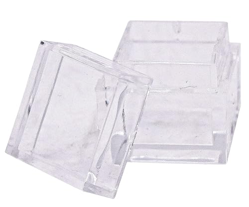 Image of 50pcs Acrylic Box Trays for 10mm 0.39 inch Element Cubes Clear Case Periodic Table Bracket for Elements Collections Science Education Displays