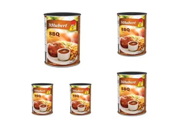 St Hubert, BBQ Sauce, 398ml/13.5 fl. oz., Cans (Pack of 5) (Imported from Canada)