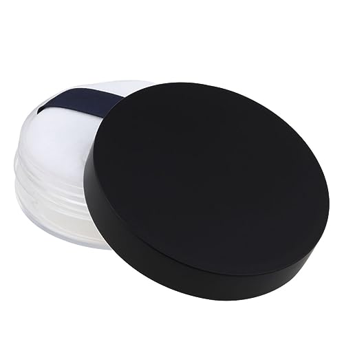 ARTSEWPLY 装盒 プラスチック製化粧品容器 スポンジパフ付き 収納仕切り付 ルースパウダー用 携帯便利 旅行や家用に