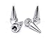 Elektroplate Spike Shiny Chrome Universal Valve Caps