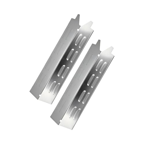 GriHero Flammenabdeckung Gasgrill für Enders Boston Pro Edelstahl-Brennerabdeckung Gasgrills 36.5 x 10 x 3.6 cm 2 Stück