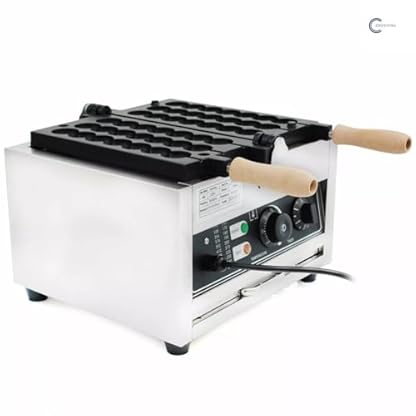 Edelstahl Kommerzielle Waffelkugelbereiter Bubble Waffle Maker Machine Antihaft-Pfanne Waffeleisen Antihaft Kommerzielles Elektrisches FüR Restaurant BäCkerei Snack Bar Familie 1500W – Bild 8