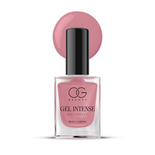 OG BEAUTY Gel Intense Nail Paint Lilac Love (10 ml) | Soft Lilac Shade with Glossy Finish | Vegan, Quick-Dry & Long-Lasting Nail Polish