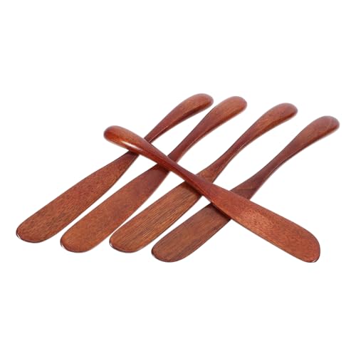 COLLBATH 5pièces Spatule à Confiture Grattoir De Outils Pour Cuisine Pâtisserie Mélange De Pâtes Étalage De Condiments Usage Polyvalent