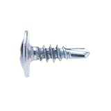 Flange Head Phillips Self Drilling Screws 4.2mm x 25mm (Pack of 50) Modified Truss Zinc Plated Steel Fine Thread Pan Head Pozi Screw for Wood Sheet Metal Plasterboard Plastic Aluminum - Image 5