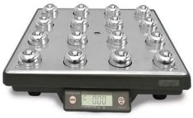 Fairbanks Scales 30102 Ultegra Roller Top Parcel Shipping Scale, 14" Length, 14" Width, 3.57" Height, 150 lbs Capacity
