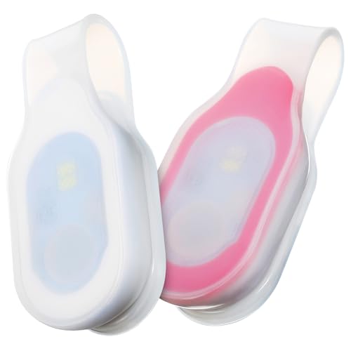 Clip de silicona magnético VILLCASE portátil con luces LED rojas para evitar riesgos