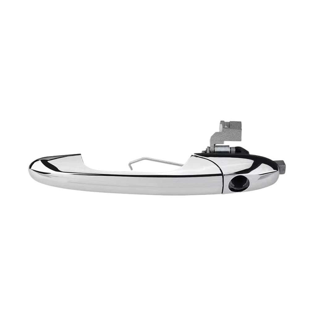 RAtsch Car Side Exterior Door Handle for 500 for 500C 2007-2018 Left/Right Hand Drive Exterior Door Handle Chrome 68069943AC 68069942AB Car Replacement Accessories(LHD Driver Side)