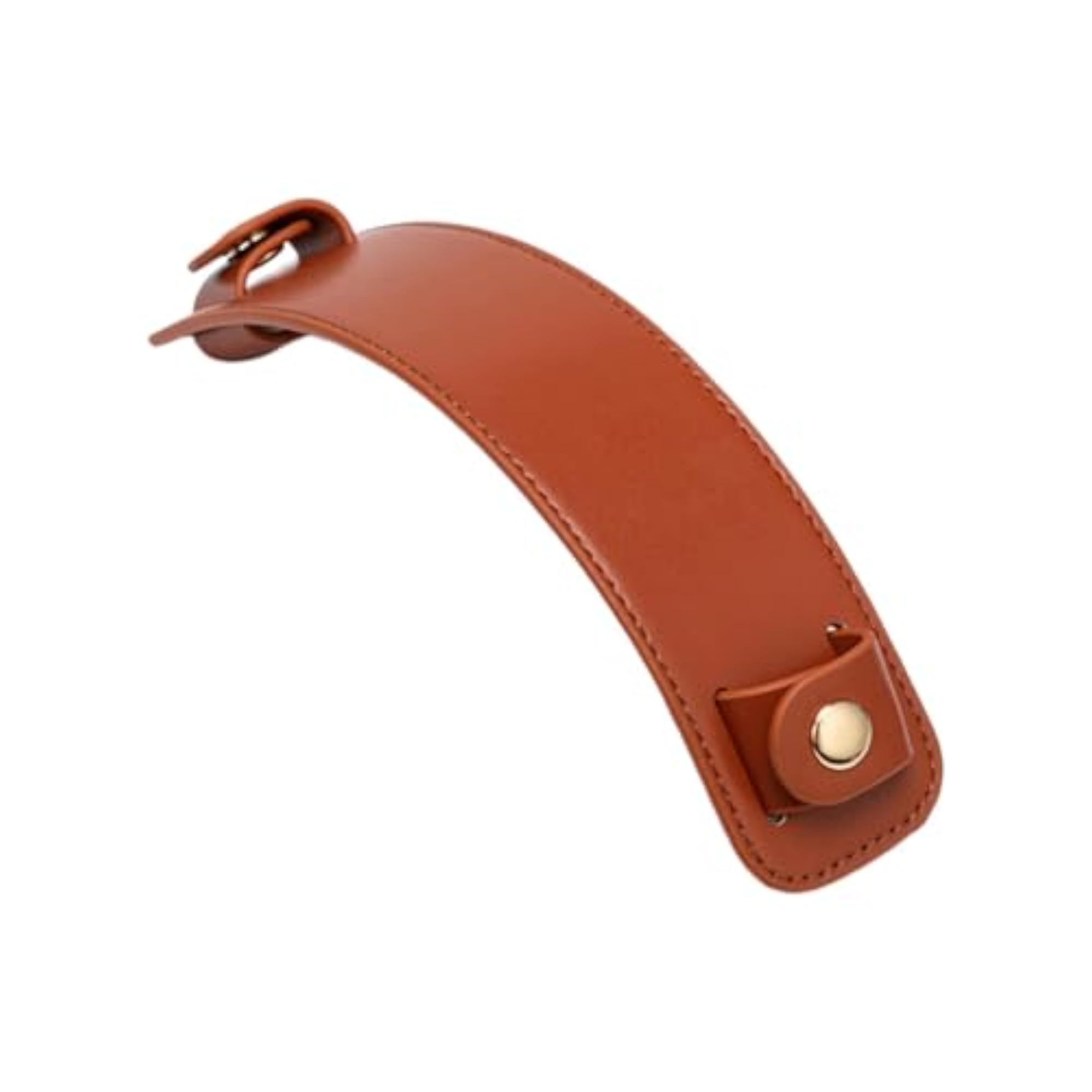 Leather Shoulder Strap Pad Wide Replacement for Satchels Handbag Laptop Case Brown