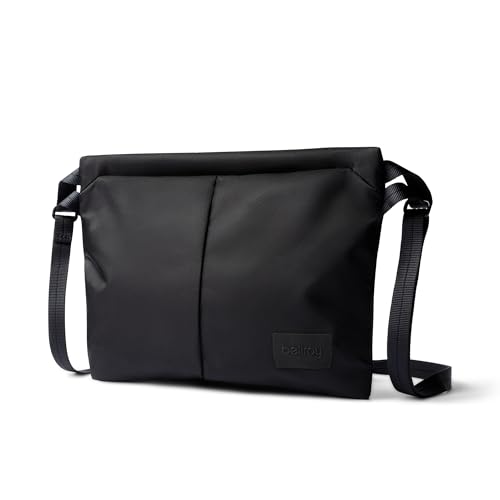 Bellroy Laneway Sacoche (versatile crossbody bag/side bag that sits flat, slimline travel pouch for passports)