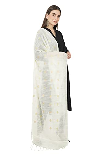 Image of Rhe-ana Women's Art Silk /Viscose Stole Dupatta for women | Stoles for Girls Stylish | Shawl And Stall For Ladies With Polka Dots 30 x 90 Inches