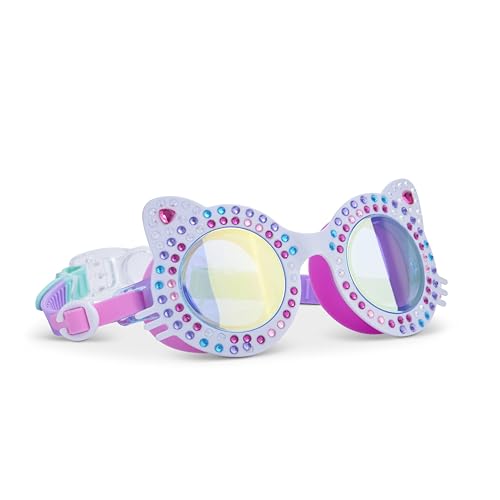Lunettes de natation Bling2o avec verres anti-buée rose motif pattes